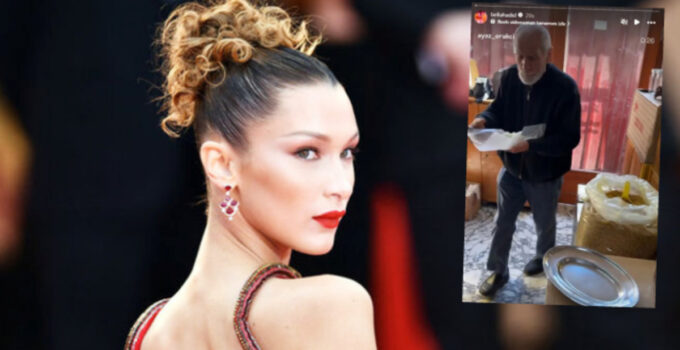 Bella Hadid, Kahramanmaraşlı balcıyı paylaştı