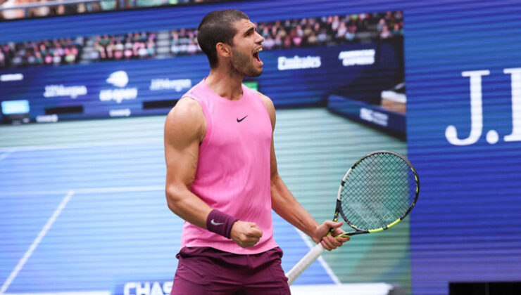 Carlos Alcaraz, ABD Açık’ta finalde! Novak Djokovic set alamadı