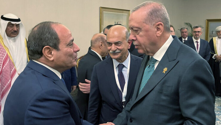 Cumhurbaşkanı Erdoğan, Doha’da liderlerle görüştü