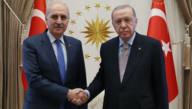 Cumhurbaşkanı Erdoğan, Numan Kurtulmuş’u kabul etti