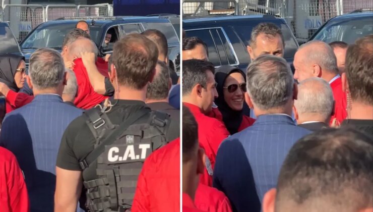 Cumhurbaşkanı Erdoğan’ın TEKNOFEST’i ziyaretine damga vuran görüntü