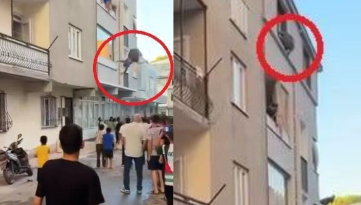 Dehşet anları kamerada! Evde çıkan yangından böyle kurtuldular