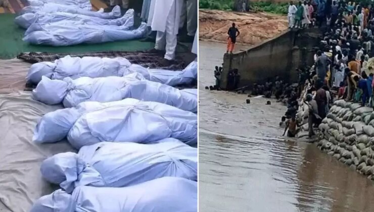 Düğün konvoyundaki otobüs nehre yuvarlandı! 19 kişi hayatını kaybetti