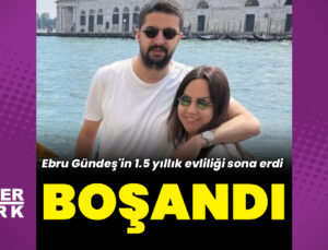 Ebru Gündeş, uzaktan boşandı