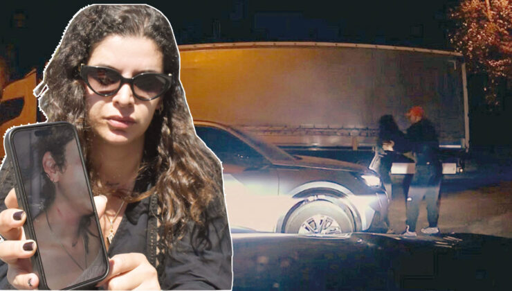 Ellerin kırılsın… Sokak ortasında eski kız arkadaşını darp etti