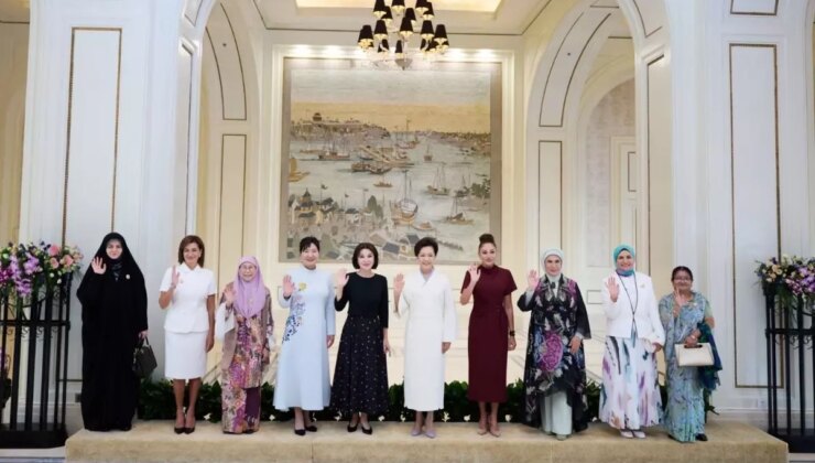 Emine Erdoğan, Çin’de lider eşleriyle bir araya geldi