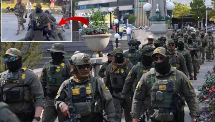 Federal ajanlar şehir merkezinde göçmen avına çıktı