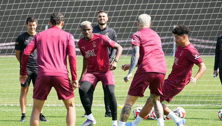 Galatasaray, Alanyaspor maçının hazırlıklarını tamamladı