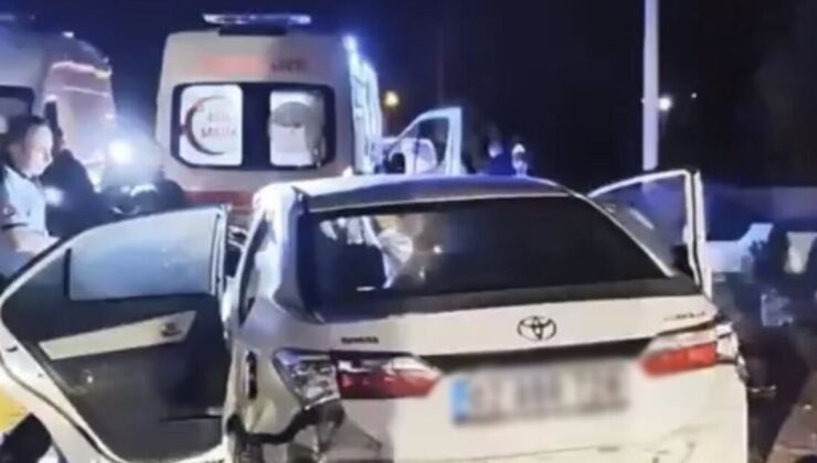 Gaziantep’te çarpışan 2 otomobil takla attı: 1 ölü, 3 ağır yaralı