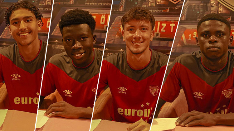 Göztepe’ye gençlik aşısı! 4 oyuncuyla sözleşme imzalandı