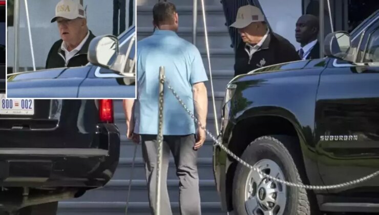 Günlerdir ortada yoktu, Trump’tan ilk görüntü geldi