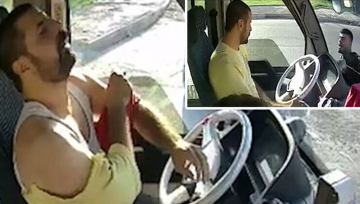Halk otobüsü şoförünü camdan uzanıp bıçakladı!