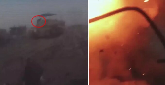 Hamas’tan İsrail ordusuna kanlı pusu! Tankı böyle imha ettiler