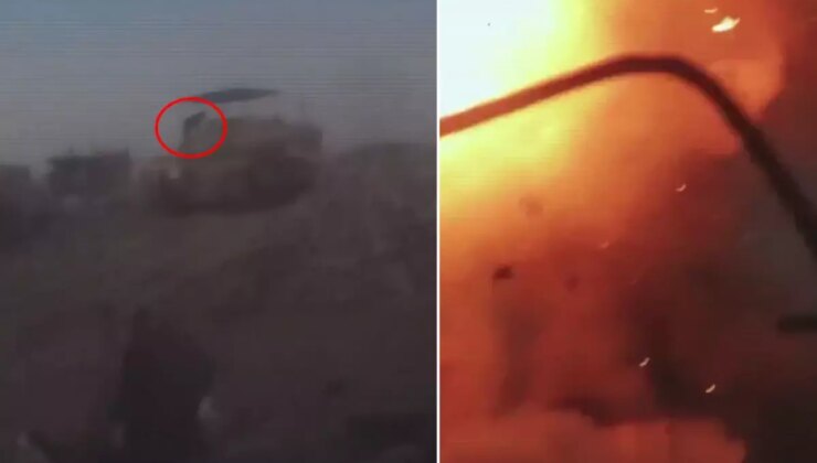 Hamas’tan İsrail ordusuna kanlı pusu! Tankı böyle imha ettiler