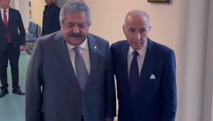 Hikmet Çetin, TBMM’de Feti Yıldız ile bir araya geldi