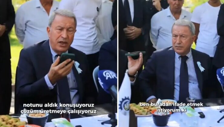 Hulusi Akar, vatandaşın şikayeti üzerine Bakan Yerlikaya’yı aradı