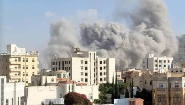 İsrail, Yemen’in başkenti Sana’yı vurdu: Bölgeden dumanlar yükseliyor