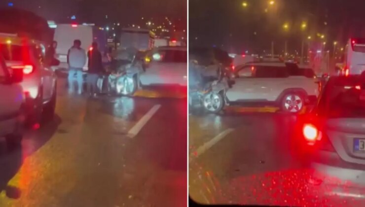 İstanbul’da 17 aracın karıştığı zincirleme kaza