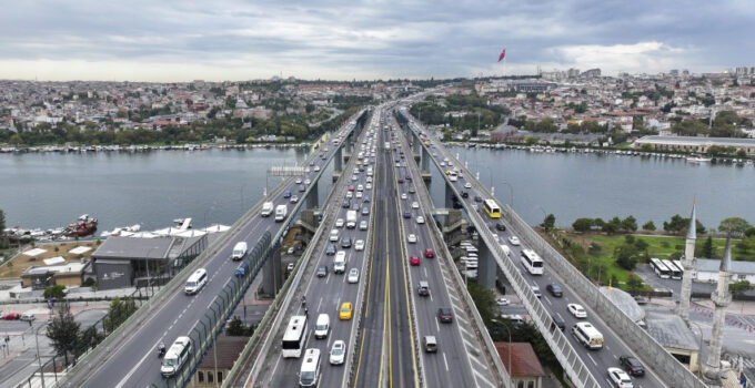 İstanbul’da trafik yoğunluğu