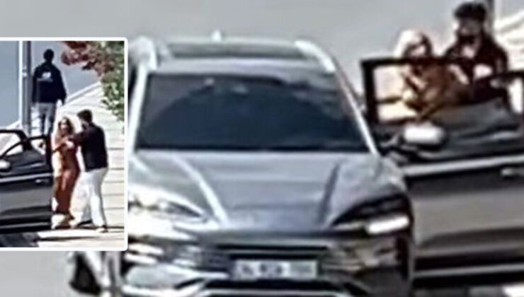 İstanbul’da yaşandı… Kadına zorbalık kamerada!