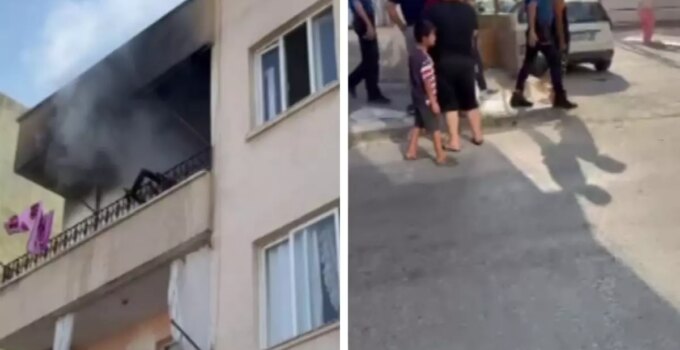 Kiracı dehşeti! Evi ateşe verip, eşyaları sokağa attı; linçten son anda kurtuldu