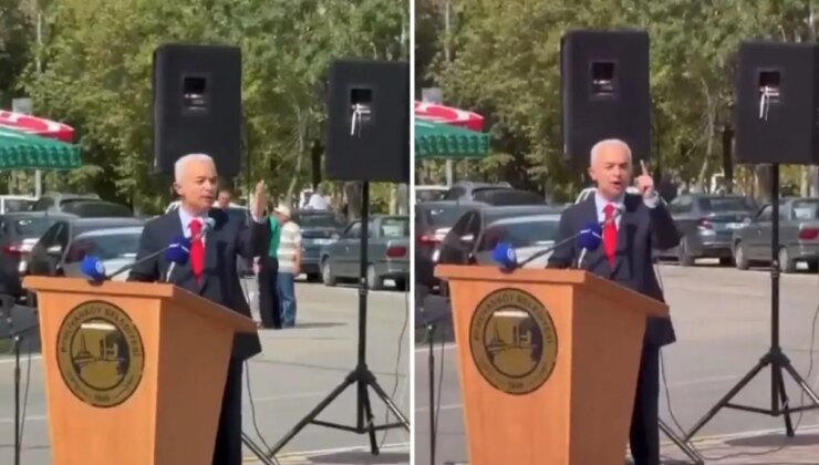 Kırklareli Valisi’nin Cumhurbaşkanı Erdoğan’la ilgili sözleri programa damga vurdu