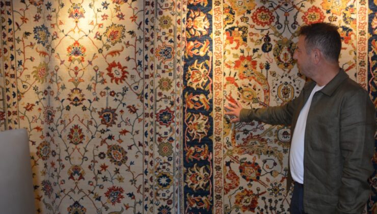 Manisa'nın halıları geleneksel motiflerle dünyaya açılıyor