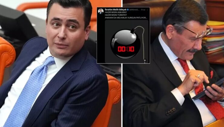Melih Gökçek’in "Saatli bomba" paylaşımını oğlu böyle savundu: Babam onu kast etti