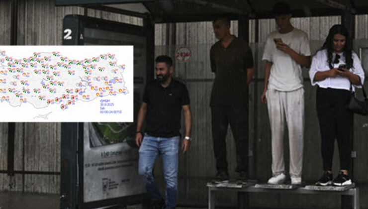 Meteoroloji’den kritik uyarı! İç ve kuzey kesimlerde sıcaklık azalıyor… 6 bölgede sağanak!