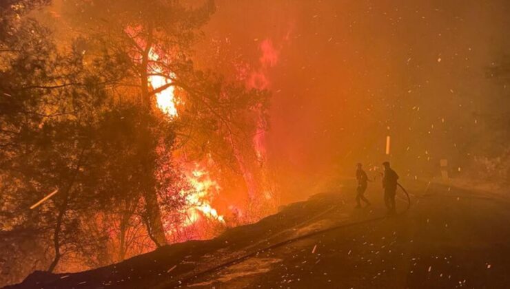 Muğla’da ve Antalya’da orman yangını