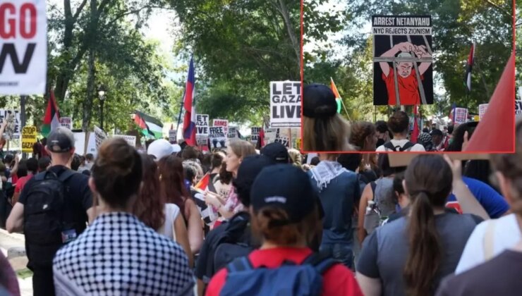 Netanyahu’ya ABD’de protesto şoku! Binlerce kişi sokağa çıktı