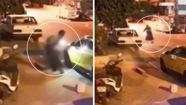 Patenle kaya kaya kurşun yağdırdı! O anlar kamerada
