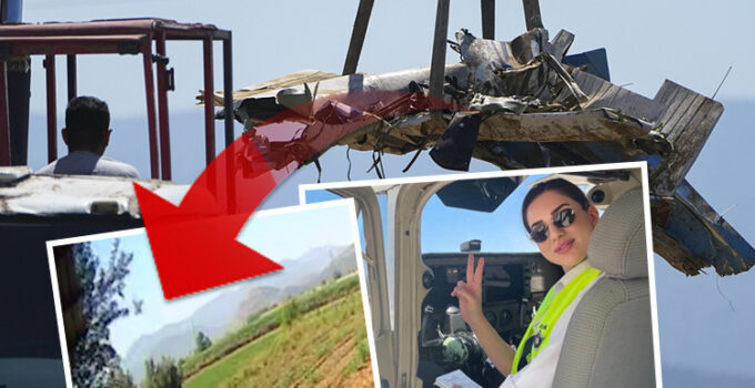 Pilot adayı Berfu hayatını kaybetmişti: Uçağın düşme anının görüntüsü ortaya çıktı