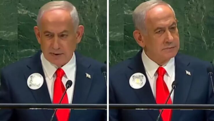 Protesto edildiği toplantıda Netanyahu’nun şakasına kimse gülmedi: Burada gülmeniz gerekiyordu