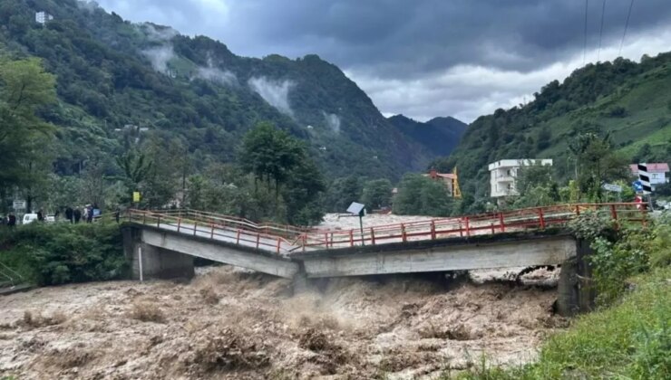 Rize’deki sel felaketinden etkilenenlere 4 milyon liralık destek