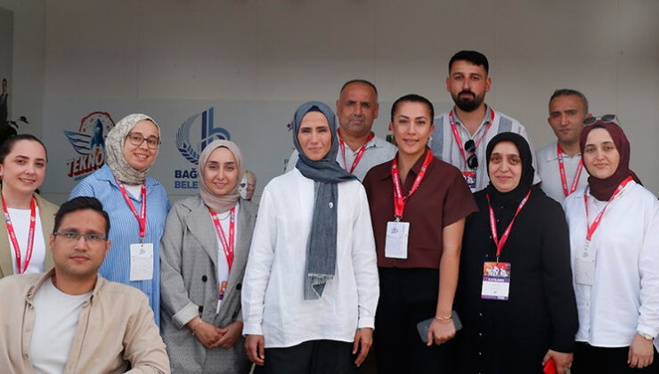Sümeyye Erdoğan Bayraktar, TEKNOFEST’teki Engelliler Sarayı standını ziyaret etti