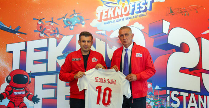 TFF Başkanı Hacıosmanoğlu, TEKNOFEST’i ziyaret etti!