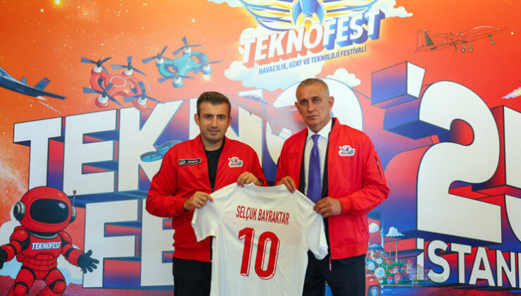 TFF Başkanı Hacıosmanoğlu, TEKNOFEST’i ziyaret etti!