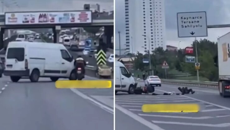 Tırın altında kalmaktan son anda kurtuldu