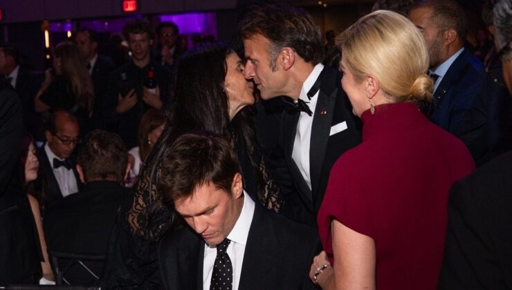 Tom Brady, Fransa Cumhurbaşkanı Emmanuel Macron’u görmezden geldi