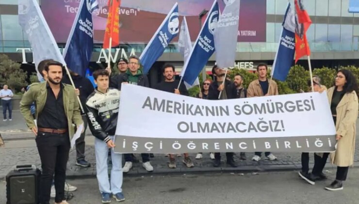 Trump AVM önünde protesto: ‘Trump ve avanesine karşı mücadele etmek zorundayız’