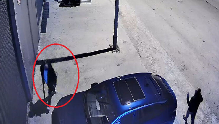 Tüfekli saldırı kamerada: 2 şüpheli ateş açıp kaçtı