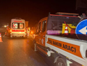 Uşak’ta kamyona arkadan çarpan motosiklet sürücüsü öldü