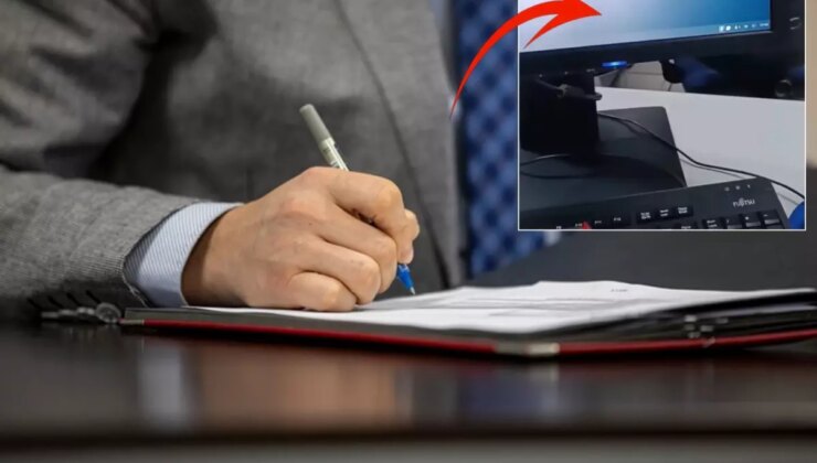 Vergi memuru bilgisayar ekranını paylaştı, ekrandaki detay tartışma yarattı