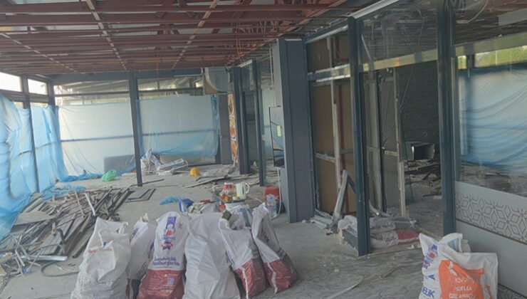 Zincir market şubesi açılacaktı: Kolonu kesilen bina mühürlendi