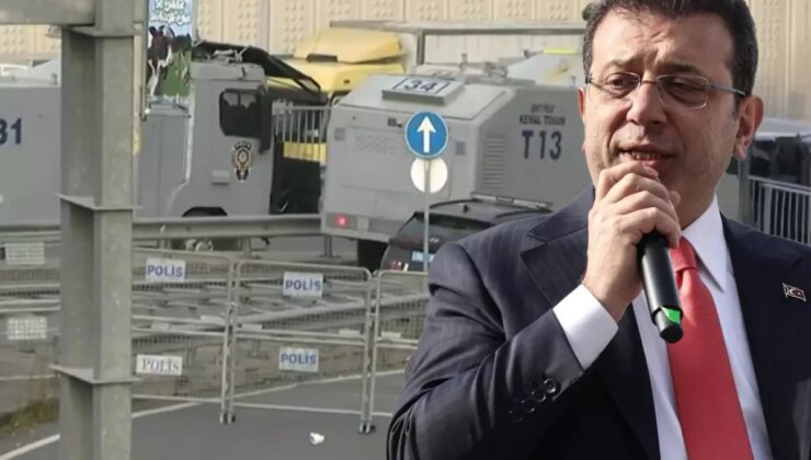 7 ay sonra bir ilk! İmamoğlu, Çağlayan Adliyesi’ne böyle getirildi