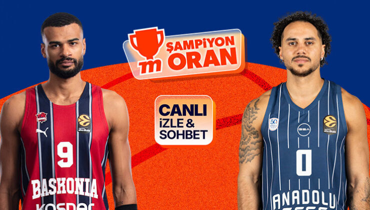 Anadolu Efes, EuroLeague’de Baskonina deplasmanında! Maçın heyecanı canlı yayın, canlı sohbet ve Şampiyon Oranlar ile Misli’de
