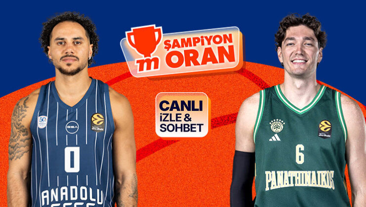 Anadolu Efes Panathinaikos’u konuk edecek! Maçın heyecanı canlı yayın, canlı sohbet ve Şampiyon Oranlar ile Misli’de