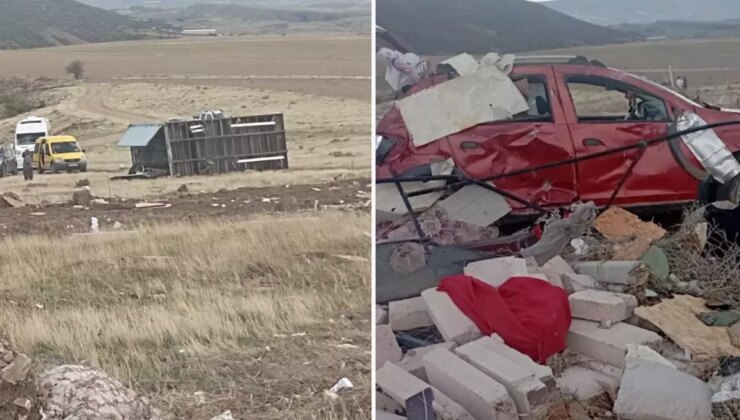 Ankara’da fırtına nedeniyle konteyner devrildi: 1 ölü, 3 yaralı