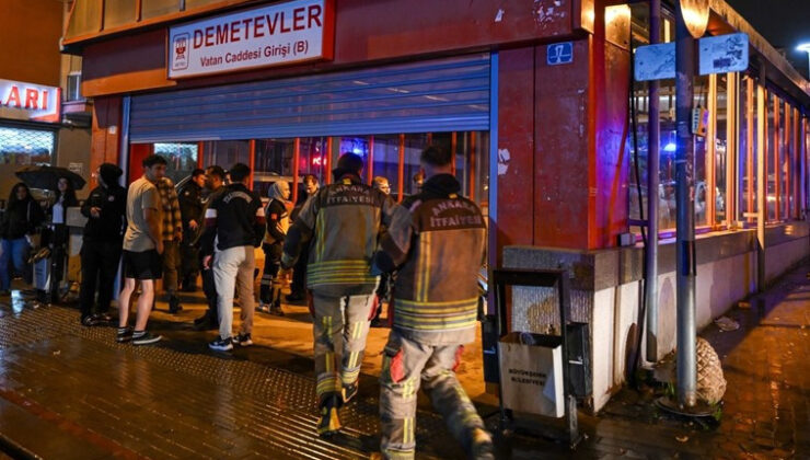 Ankara’da metrosunda duman paniği!